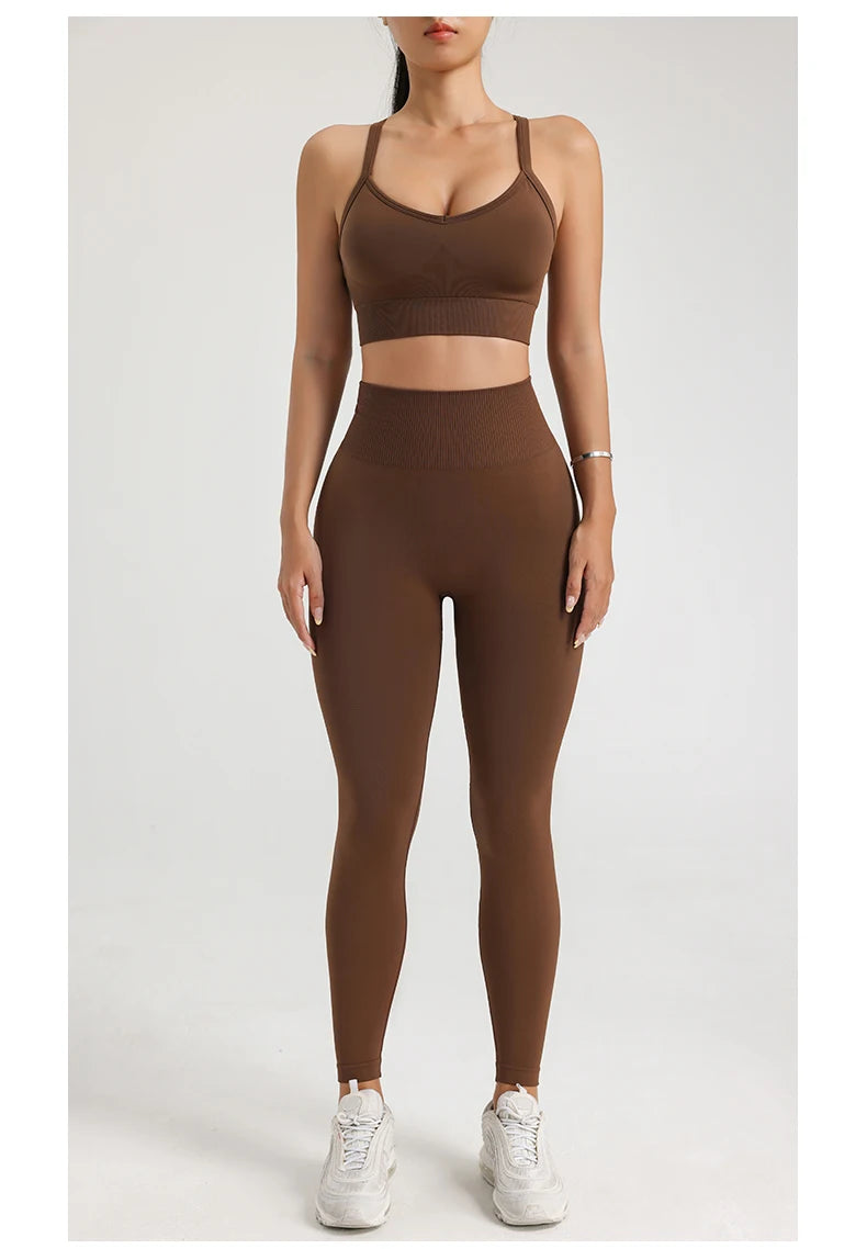 Arias Wellness Legging and Bra Set