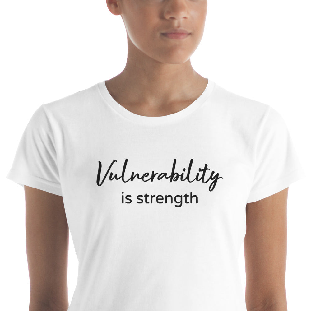 Arias Wellness Vulnerability is a Strength short sleeve t-shirt