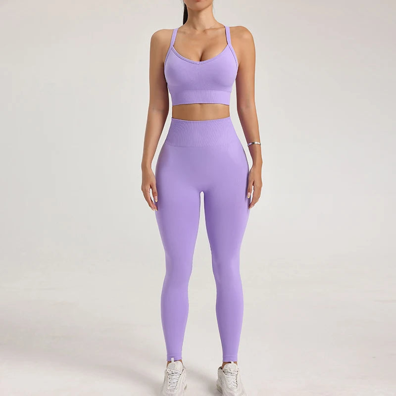 Arias Wellness Legging and Bra Set