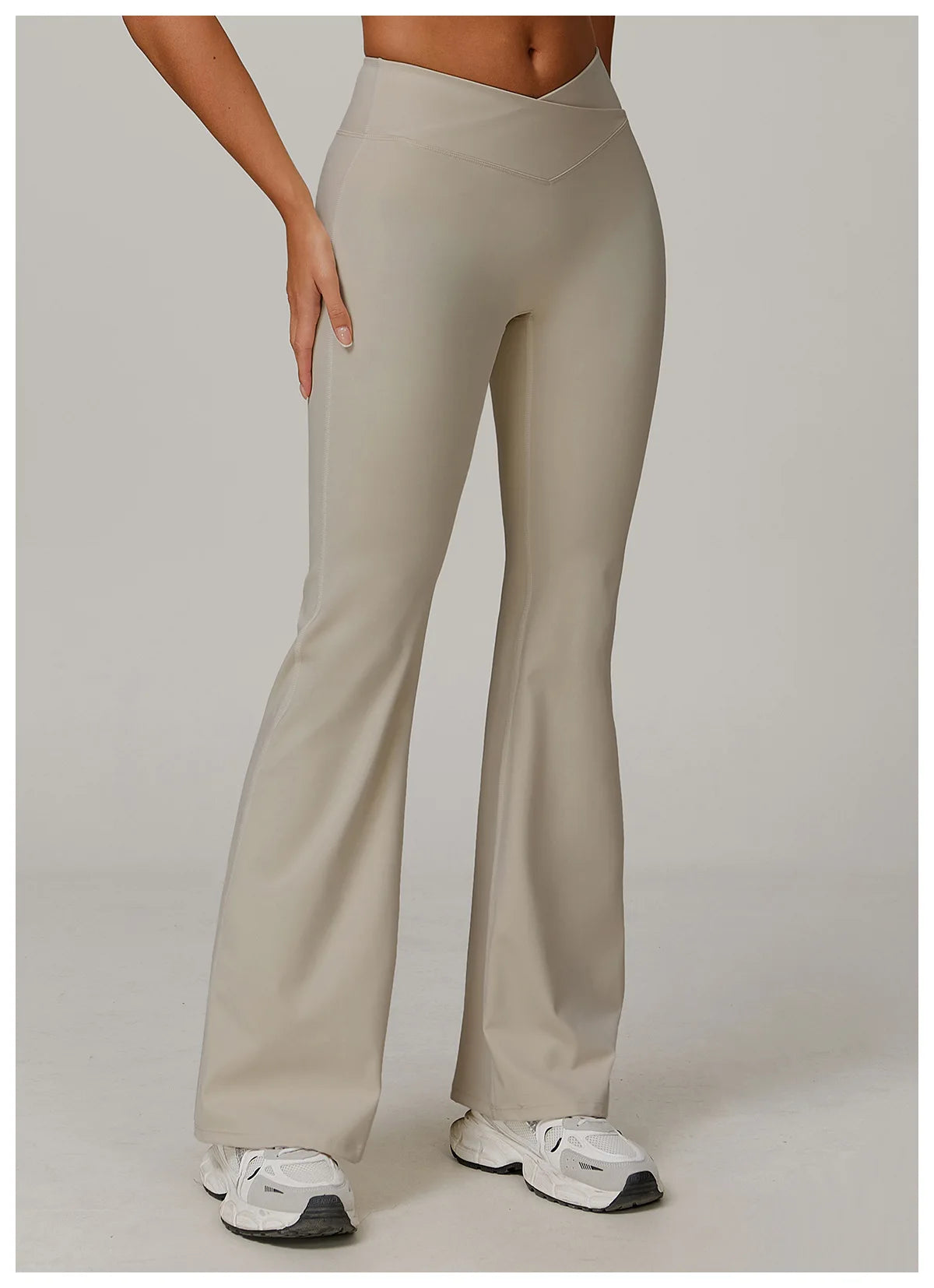 Women High Waist Flared Leggings