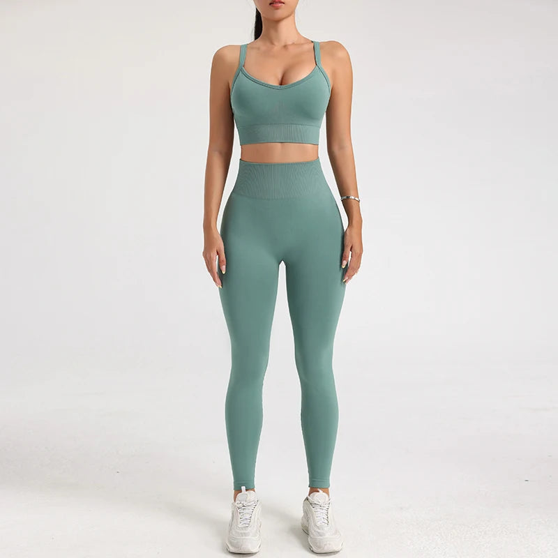 Arias Wellness Legging and Bra Set