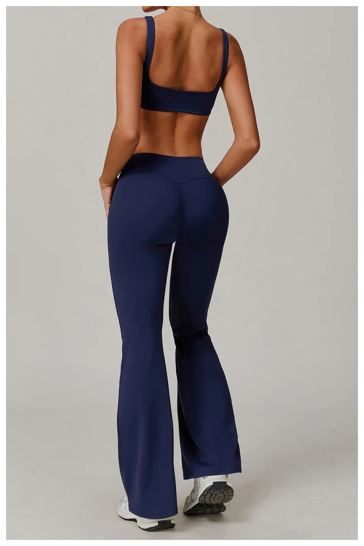 Women High Waist Flared Leggings