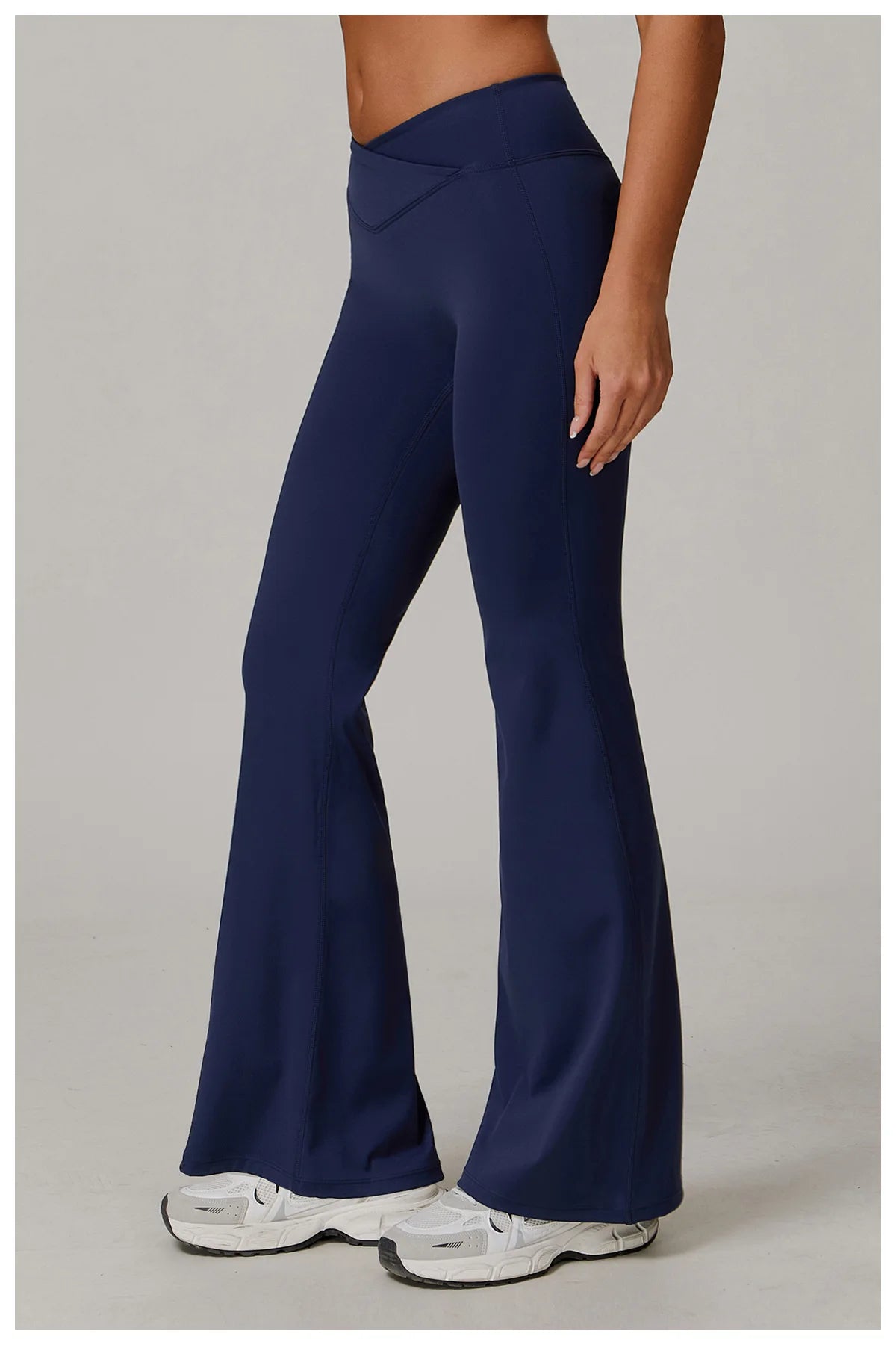 Women High Waist Flared Leggings
