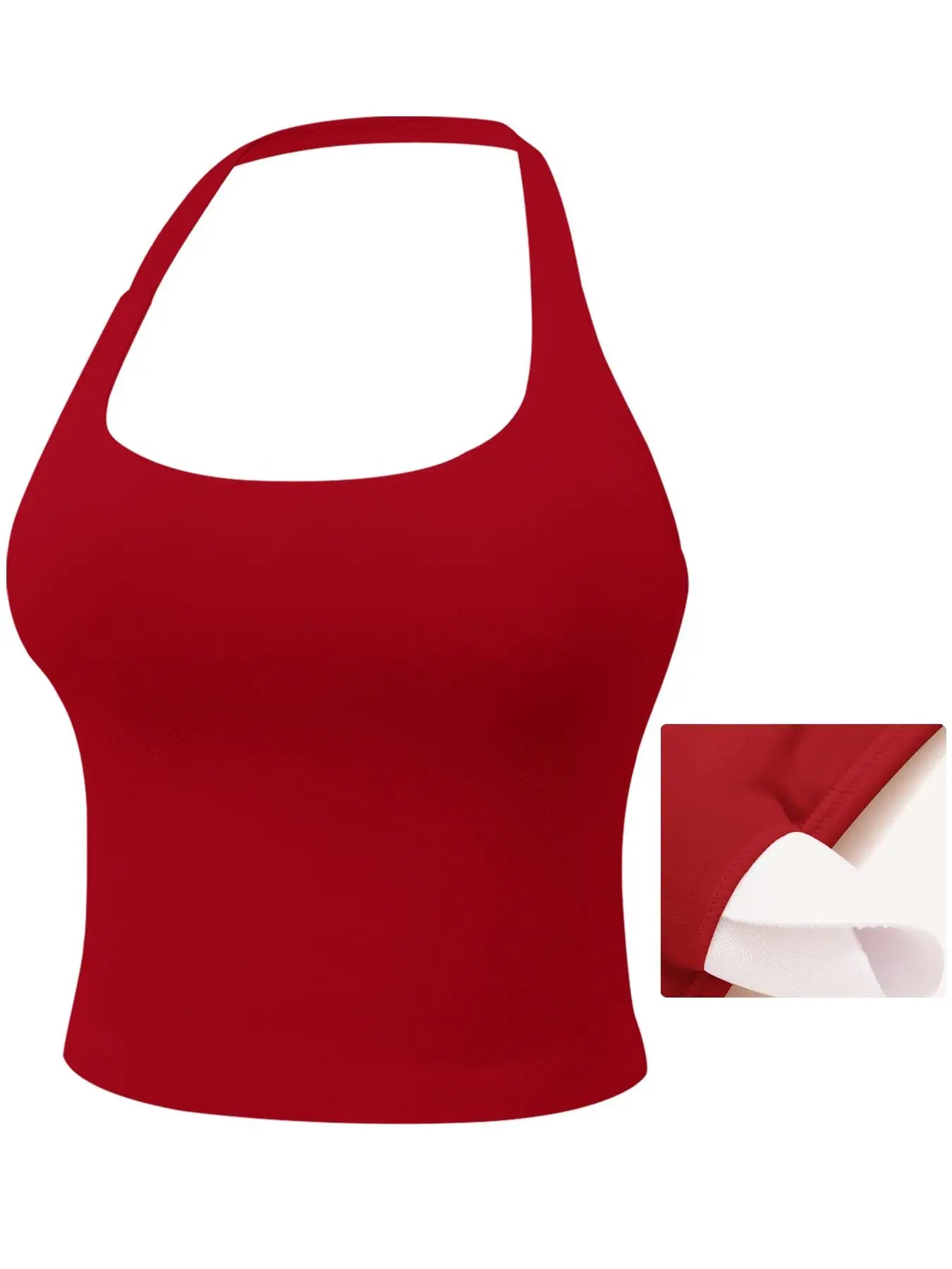 Seamless V Neck Sleeveless Fitness Top