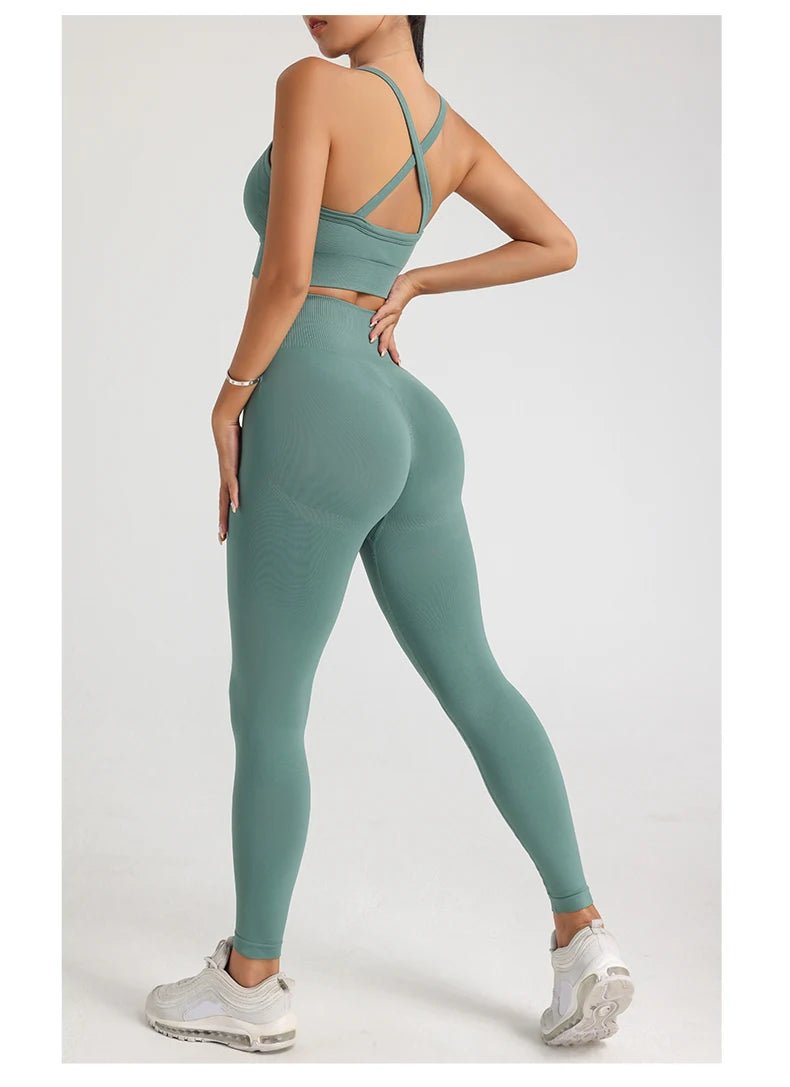 Arias Wellness Legging and Bra Set