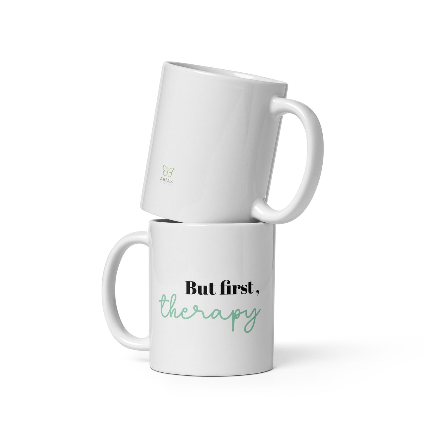 But first, therapy Arias Wellness mug