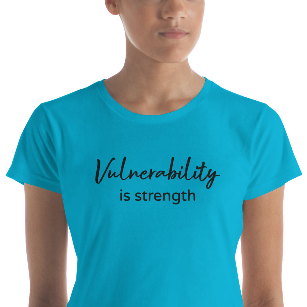 Arias Wellness Vulnerability is a Strength short sleeve t-shirt