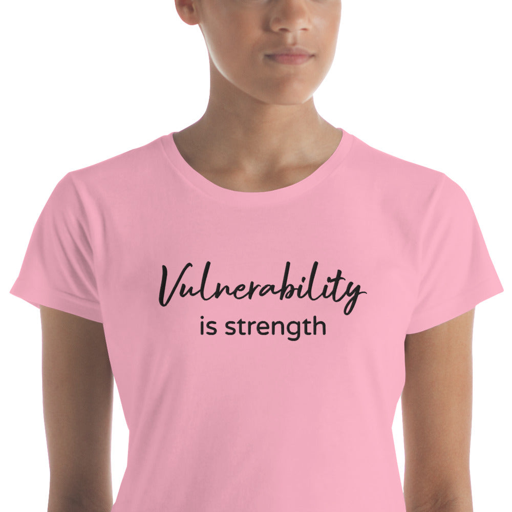 Arias Wellness Vulnerability is a Strength short sleeve t-shirt