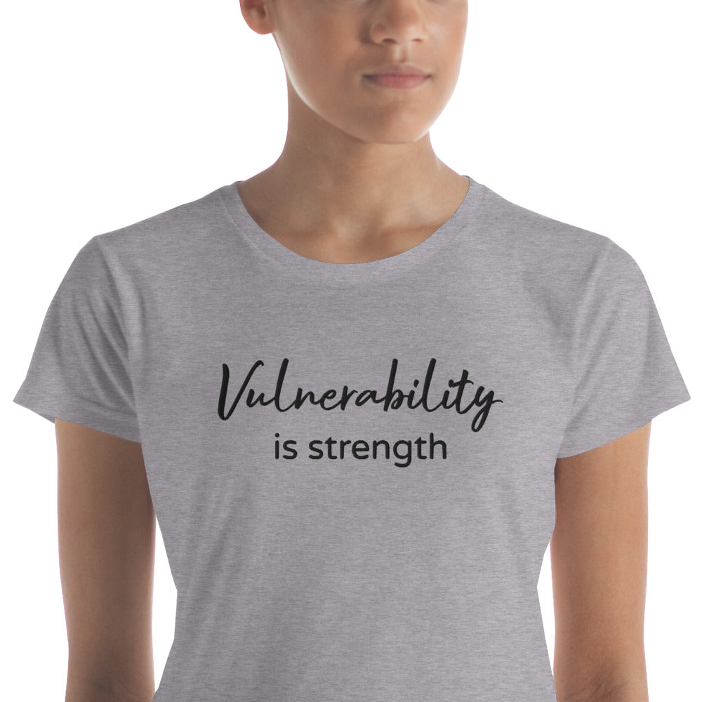 Arias Wellness Vulnerability is a Strength short sleeve t-shirt