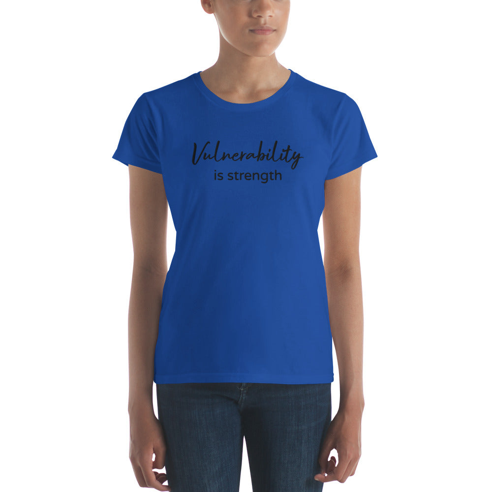 Arias Wellness Vulnerability is a Strength short sleeve t-shirt