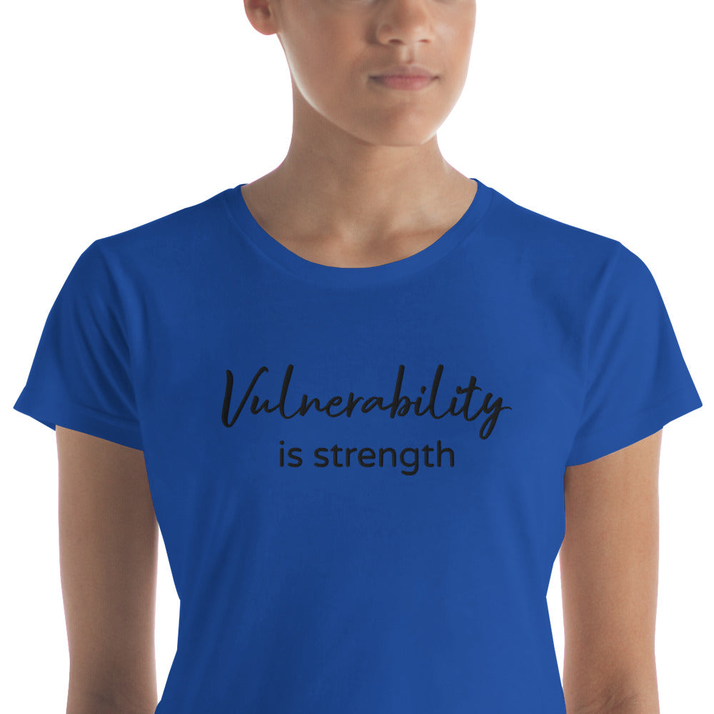 Arias Wellness Vulnerability is a Strength short sleeve t-shirt