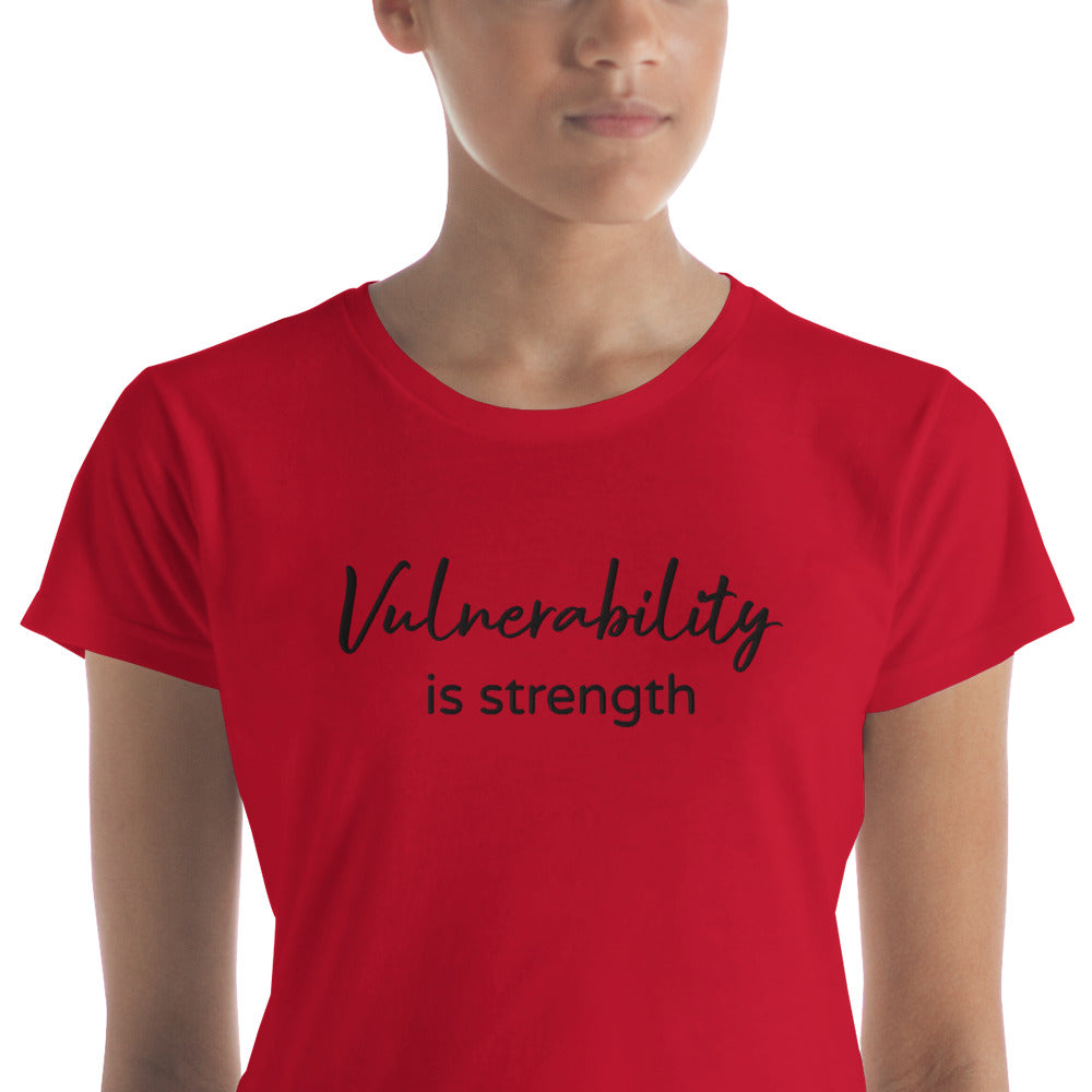 Arias Wellness Vulnerability is a Strength short sleeve t-shirt