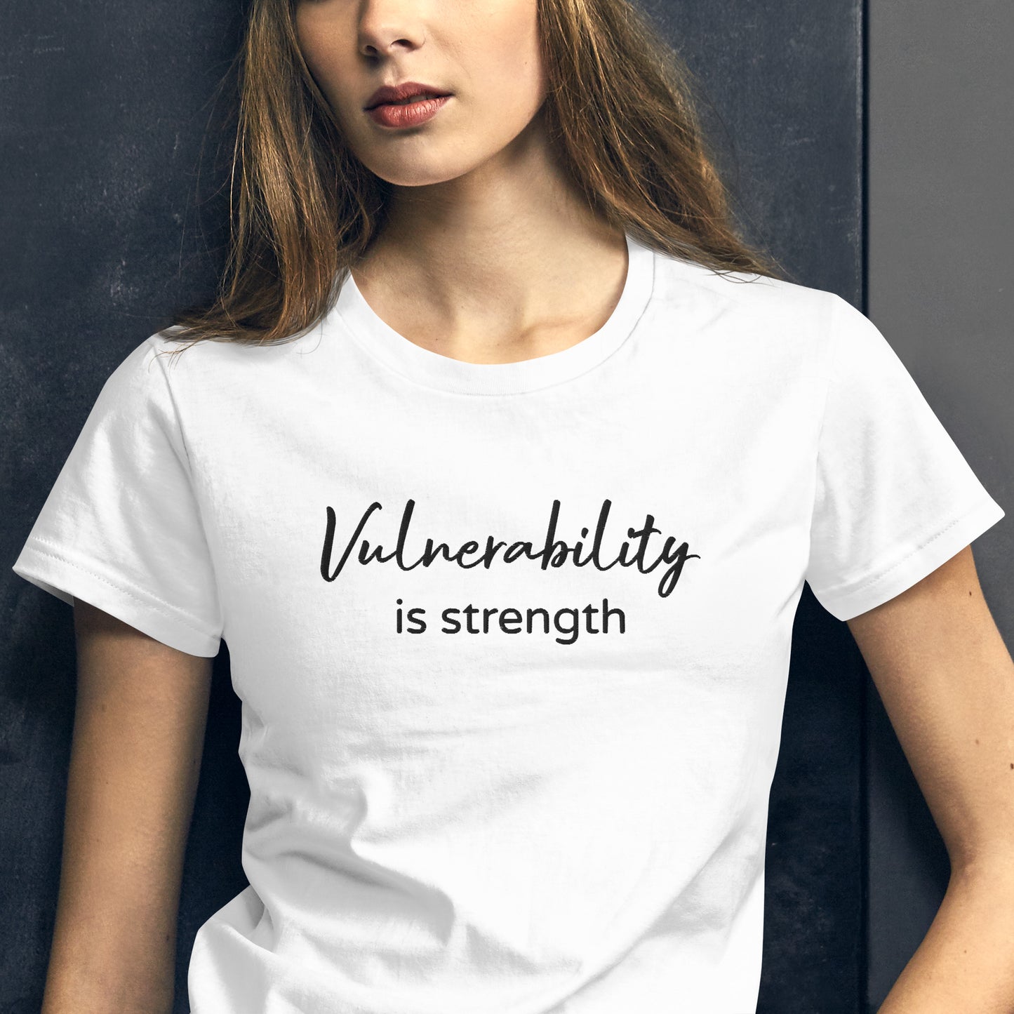Arias Wellness Vulnerability is a Strength short sleeve t-shirt